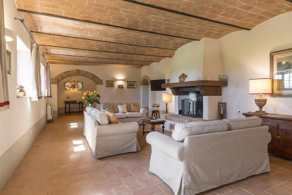 Villa I Cipressini Piscina Riscaldata Spa Toscana Pienza Exterior foto