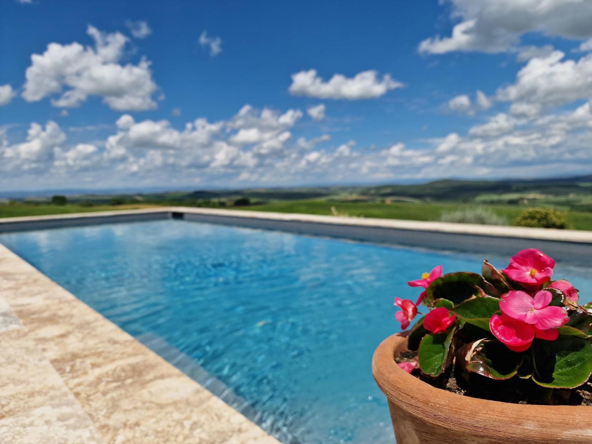 Villa I Cipressini Piscina Riscaldata Spa Toscana Pienza Exterior foto